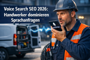 Voice Search SEO 2026: Wie Handwerker bei Sprachsuchanfragen wie 'Elektriker in der Nähe' dominieren