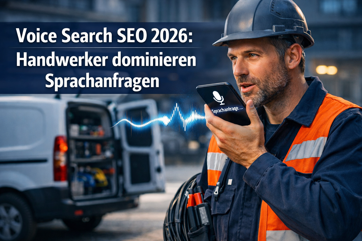 Voice Search SEO 2026: Wie Handwerker bei Sprachsuchanfragen wie 'Elektriker in der Nähe' dominieren