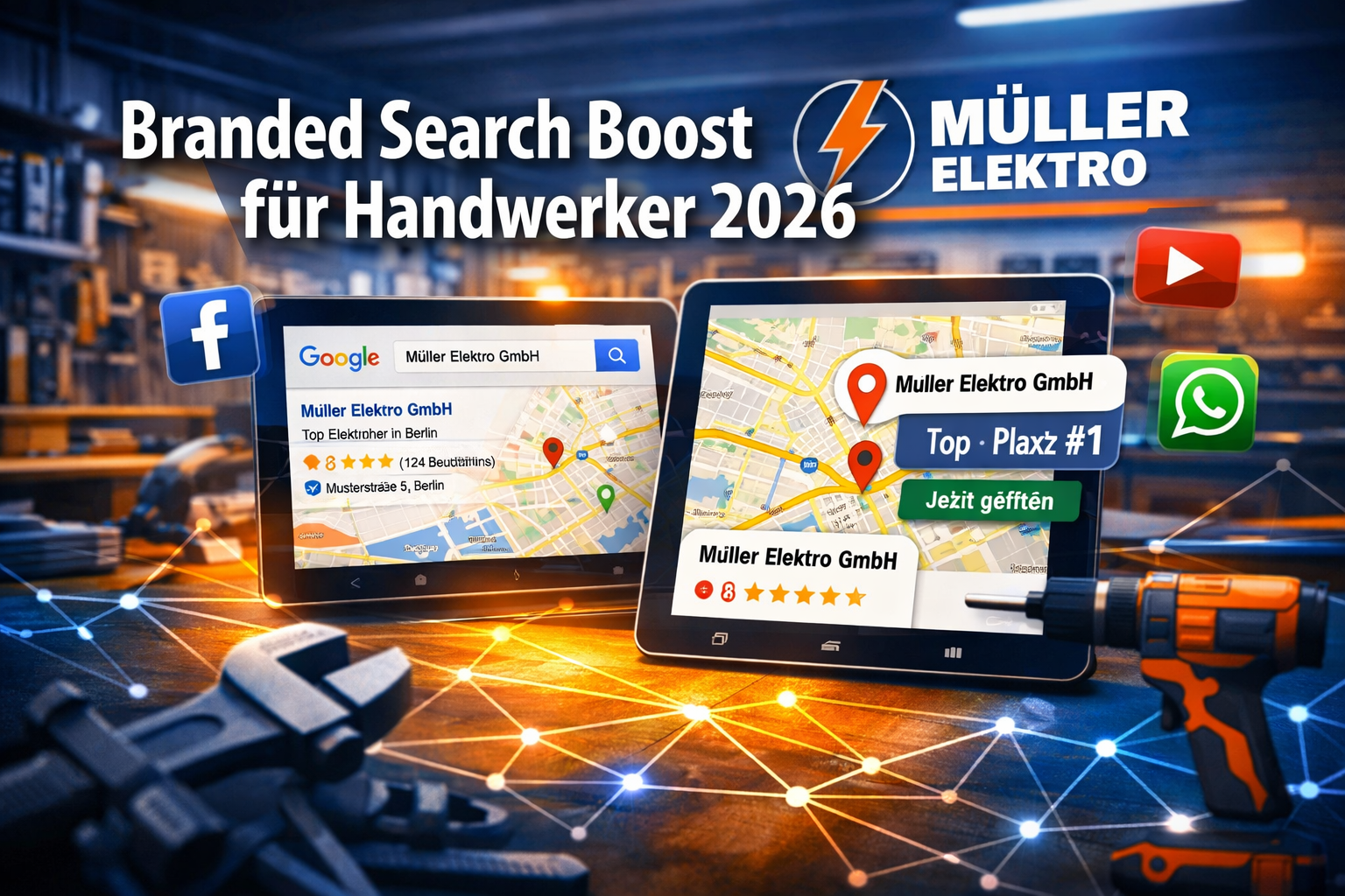 Branded Search Boost für Handwerker 2026: Markenbekanntheit mit Keywords kombinieren und Rankings sichern
