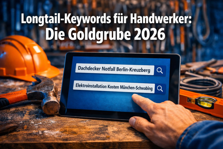 Longtail-Keywords für Handwerker: Die Goldgrube spezifischer Suchanfragen 2026 nutzen