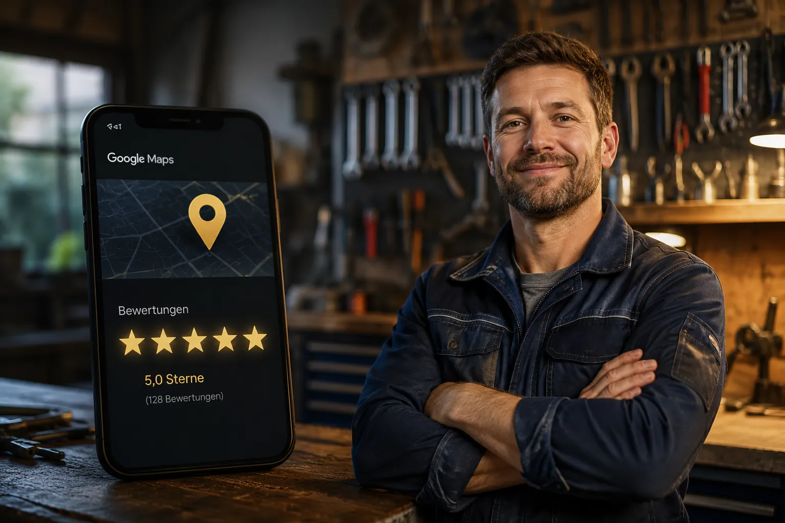 Bewertungsmanagement für Handwerker: Mehr Google-Sterne, bessere Rankings, mehr Vertrauen