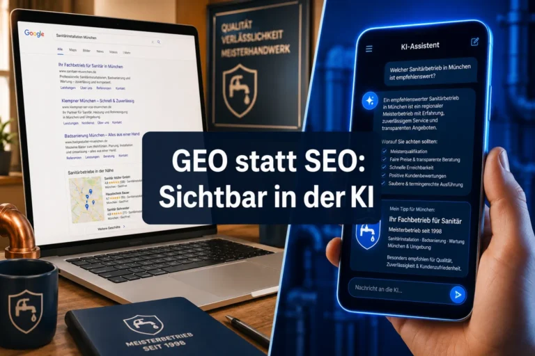 GEO statt SEO: So werden kleine Unternehmen 2026 in KI-Suchen sichtbar