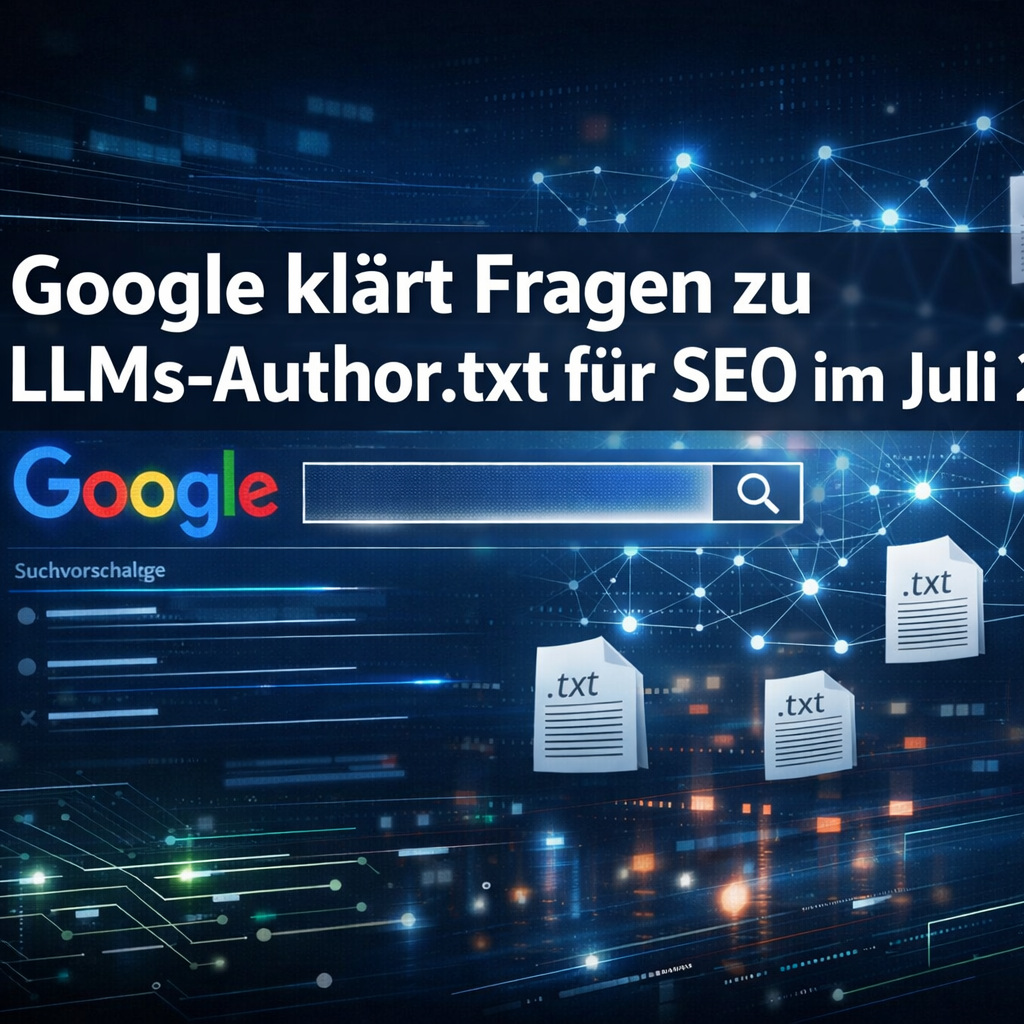 Google klärt Fragen zu LLMs-Author.txt für SEO im Juli 2026