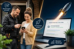 Handwerker-Kundenbewertungen als SEO-Turbo: So sammeln Sie systematisch Sterne und bessere Rankings