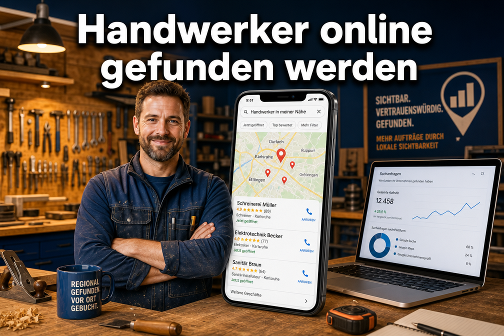 Handwerker online gefunden werden