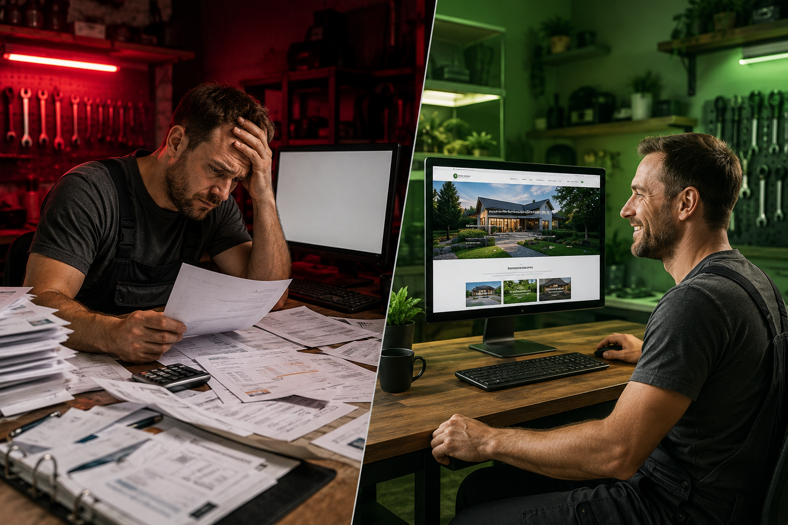 Handwerker-Website mit KI erstellen oder Agentur beauftragen?