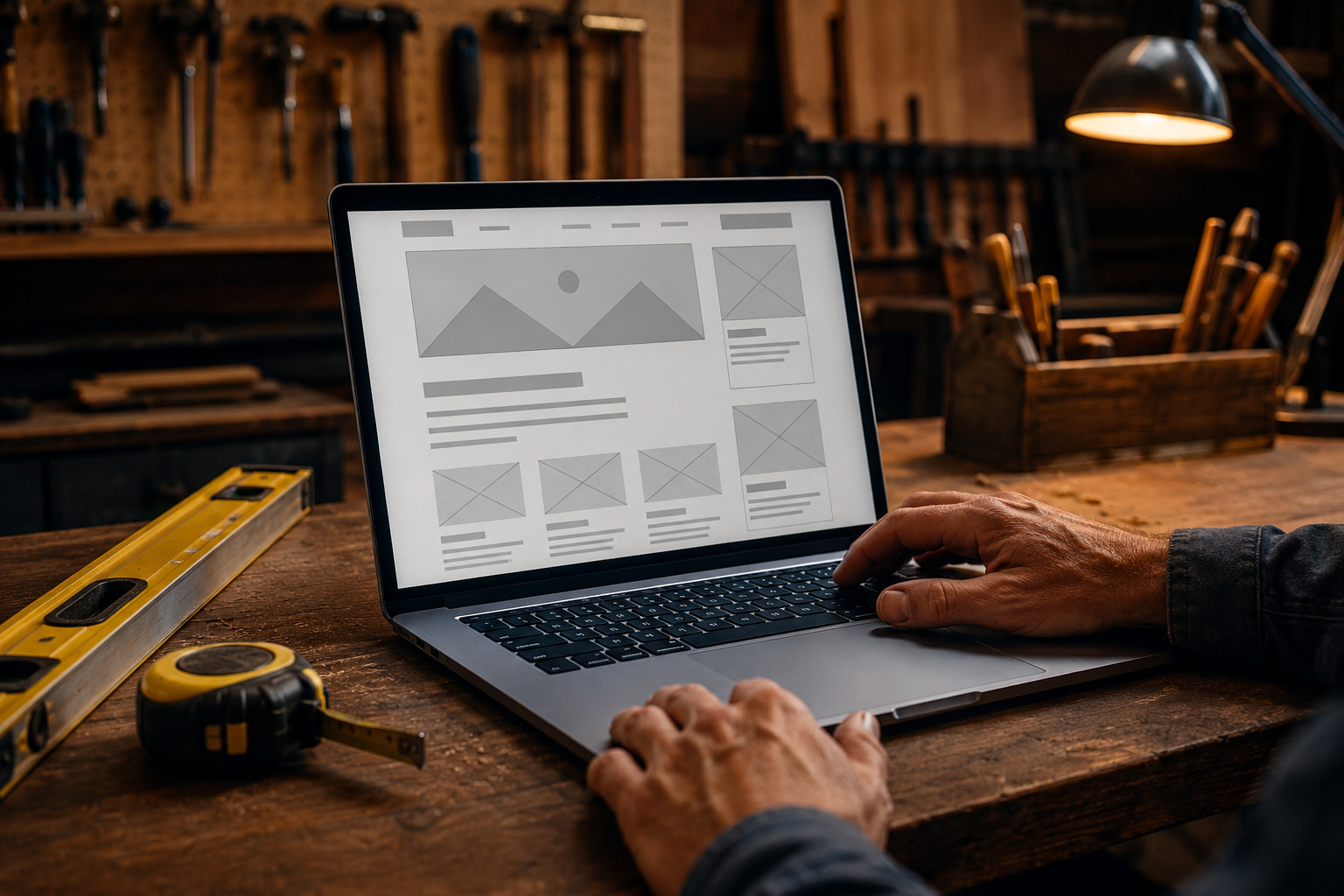 Handwerker-Website richtig strukturieren: Leistungsseiten, Referenzen und Kontaktbereich für bessere Rankings