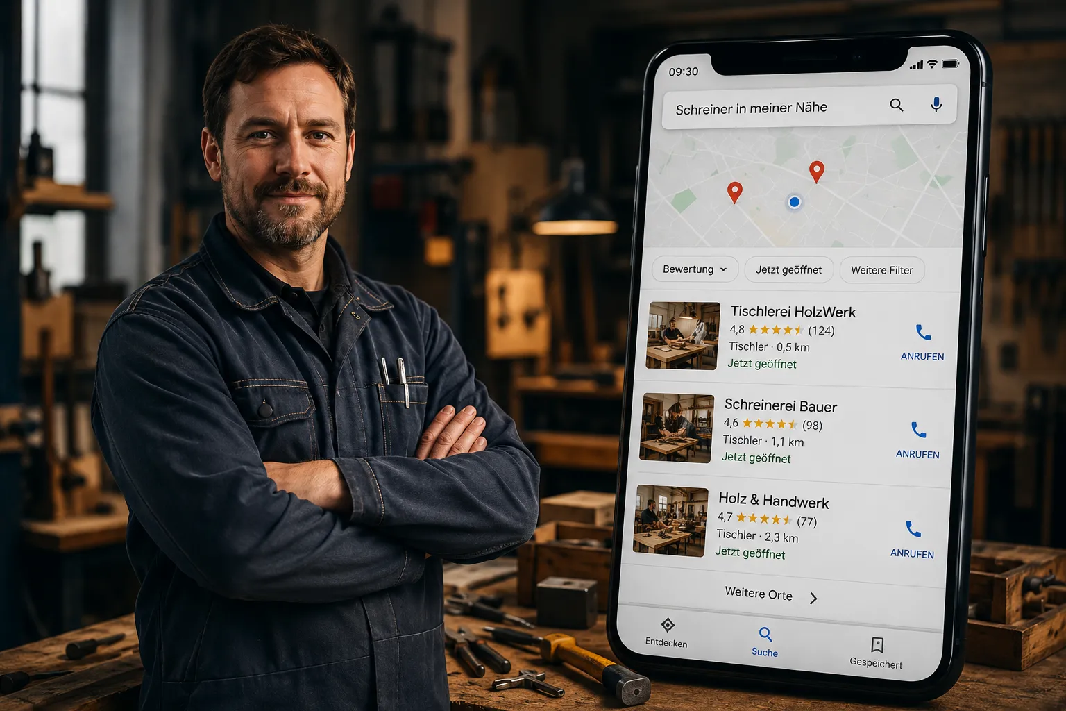 Konkurrenzanalyse für Handwerker: So überholst du lokale Mitbewerber in Google und im Map Pack