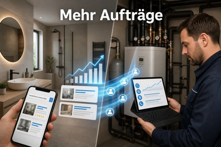 SEO für Sanitär- und Heizungsbetriebe: So gewinnen Sie regelmäßig Bad- und Heizungsaufträge online