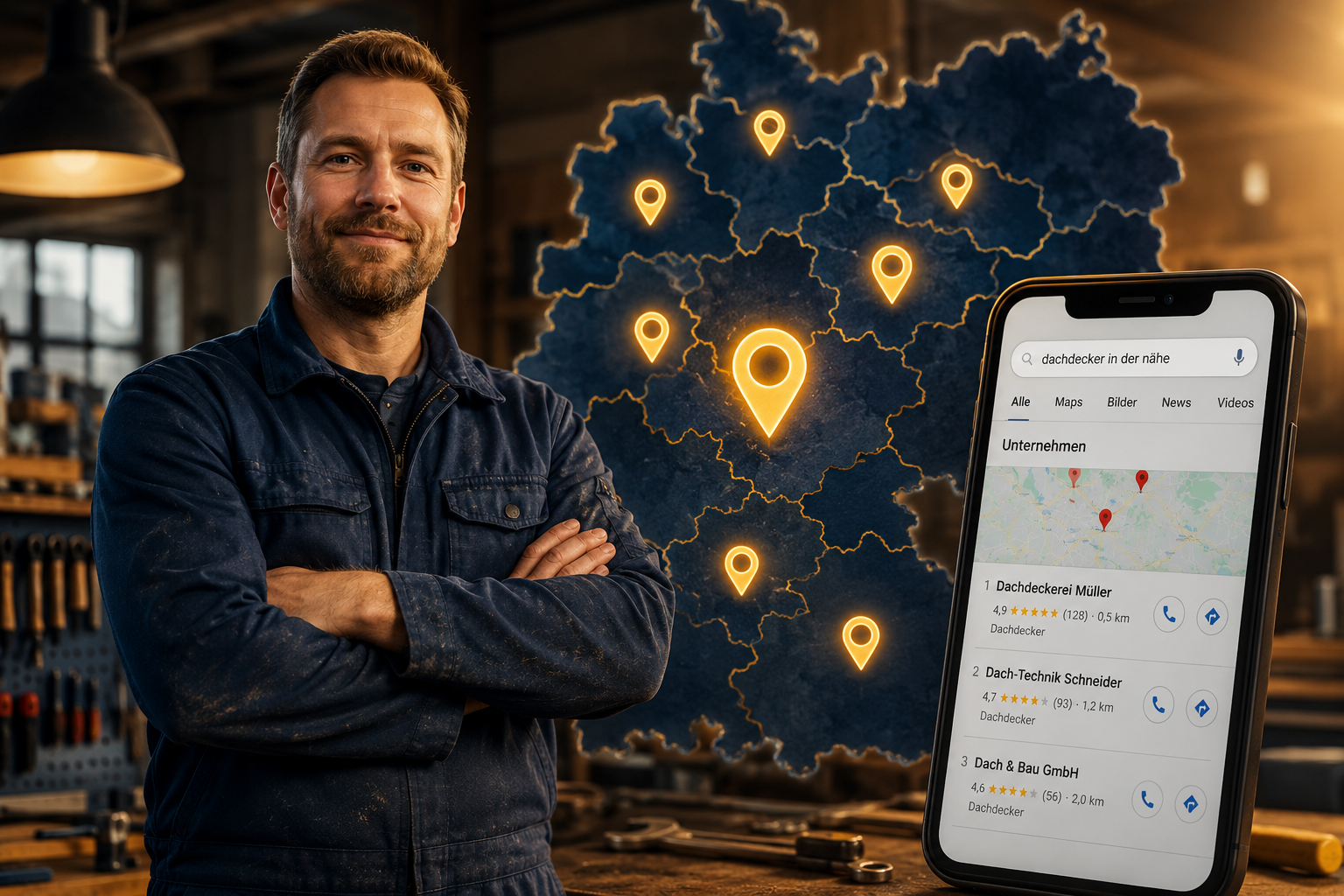 Lokales SEO für Handwerker 2026: Kompletter Ratgeber für regionale Dominanz