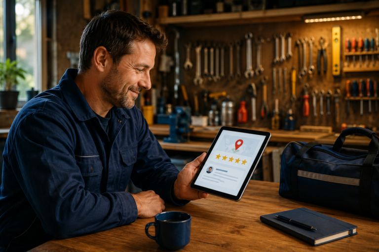 Handwerker-Website Bewertungen verwalten: Google Reviews & Kundenfeedback 2026