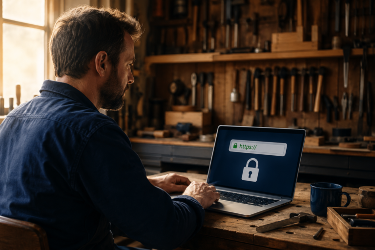 Handwerker-Website SSL-Zertifikat & HTTPS: Sicherheit und Datenschutz 2026
