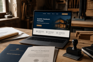 Handwerker-Website Rechtssicherheit: Impressum, Datenschutz & AGB 2026 - Die vollständige Vorlage