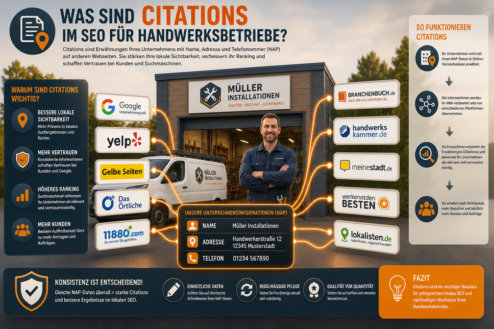 Welche Branchenverzeichnisse sind am wichtigsten für Handwerker?