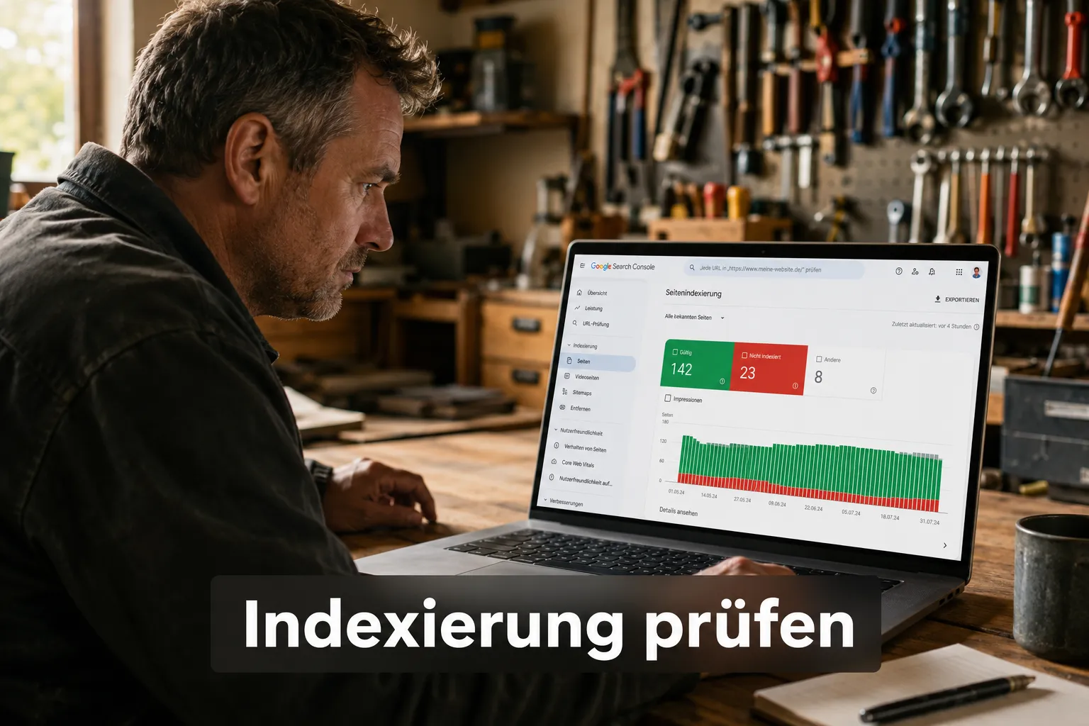 Wie prüfe ich, ob meine Website Qualitätsprobleme hat, die die Indexierung blockieren?