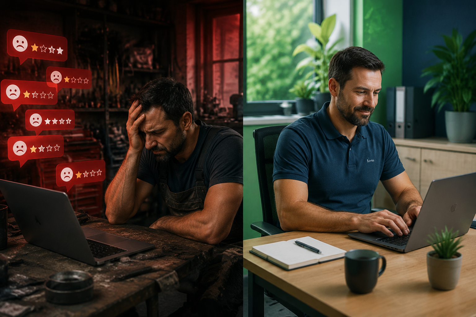 Wie Sie auf negative Bewertungen auf Ihrer Handwerker-Website reagieren