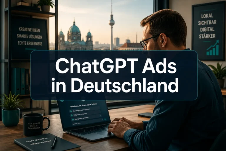 ChatGPT Ads in Deutschland: Was kleine Unternehmen jetzt wissen müssen (August 2026)