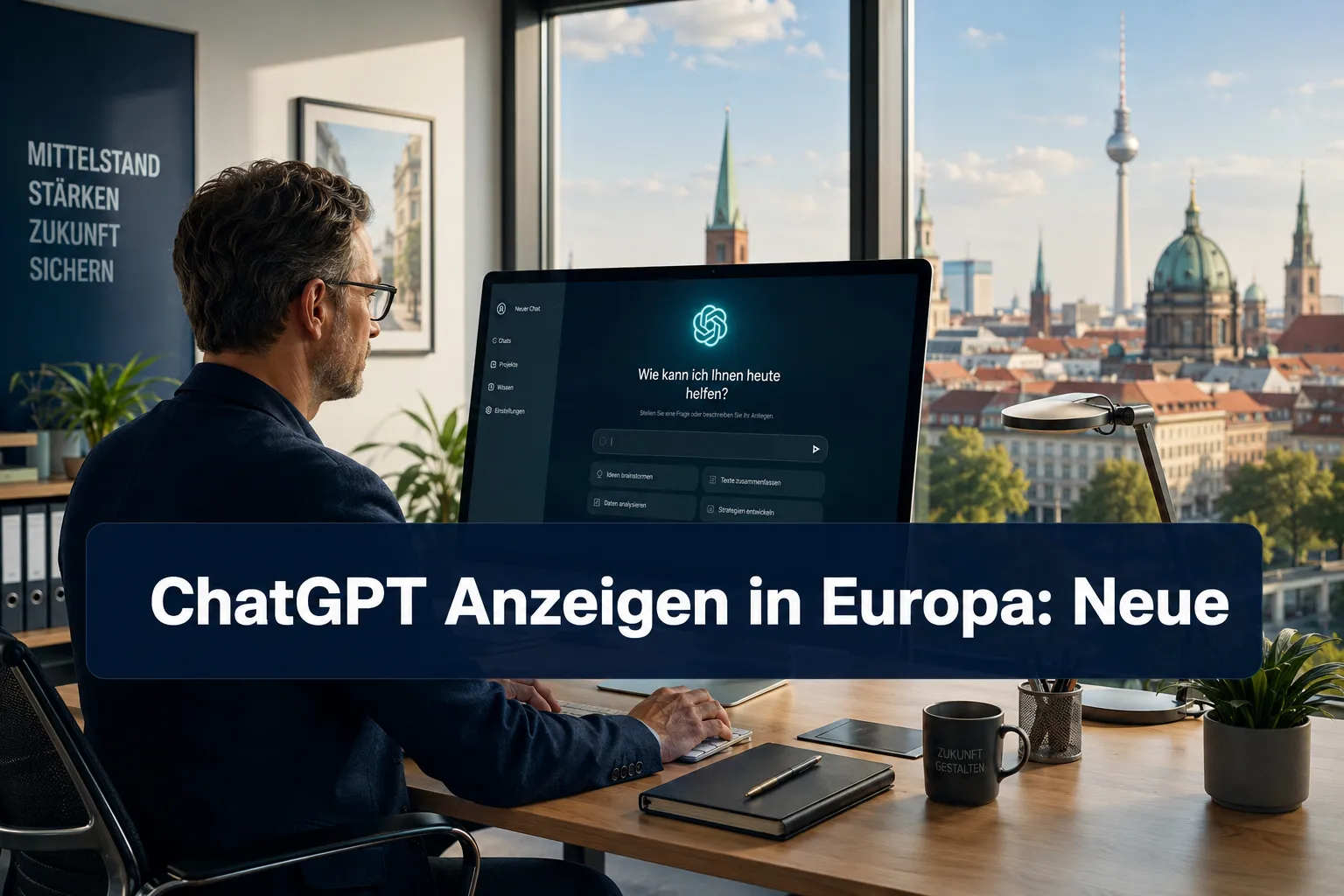 ChatGPT Anzeigen in Europa: Neue KI-Werbemöglichkeiten für KMU (August 2026)