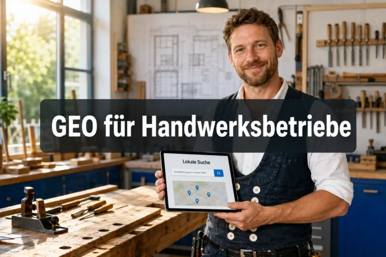 Generative Engine Optimization (GEO) für Handwerksbetriebe