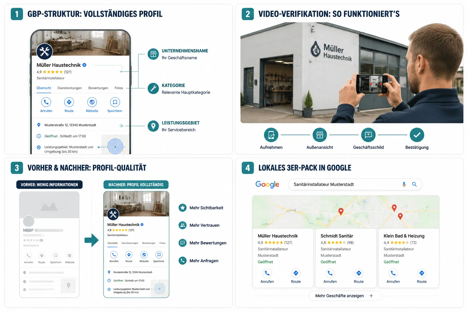 Google Business Profile richtig einrichten: Die Grundlage für Handwerker