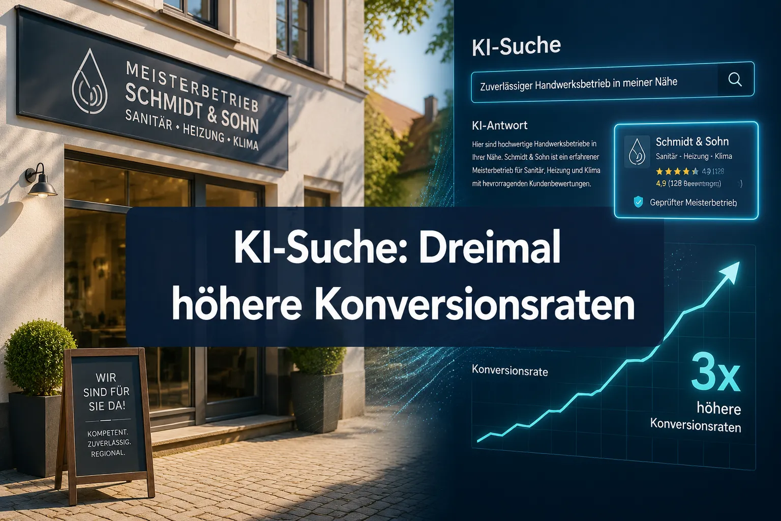 KI-Suche: Dreimal höhere Konversionsraten für kleine Unternehmen 2026