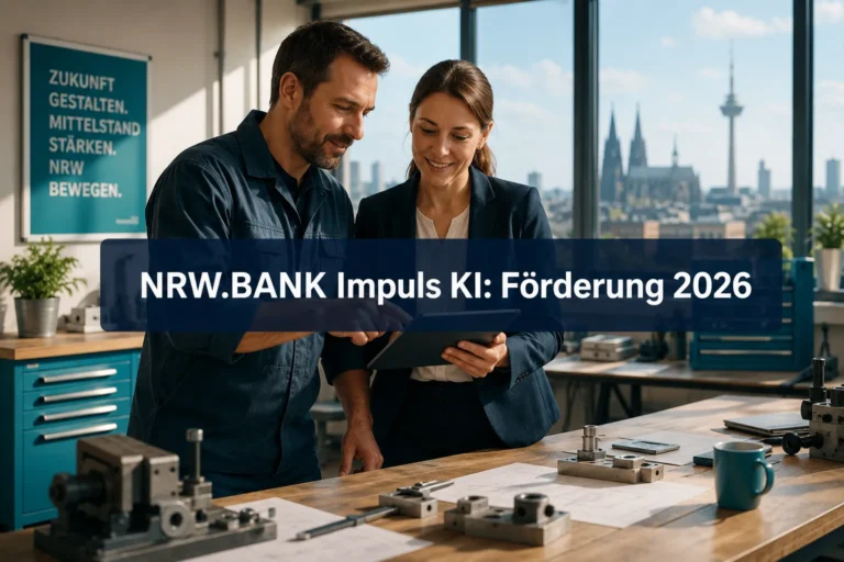 NRW.BANK Impuls KI: Neue Förderung für kleine Unternehmen August 2026