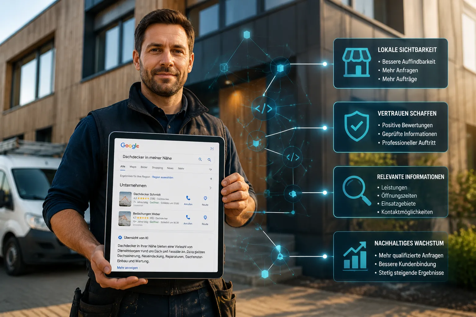 Schema Markup für Handwerker: Mit strukturierten Daten zu mehr Sichtbarkeit in der lokalen Suche