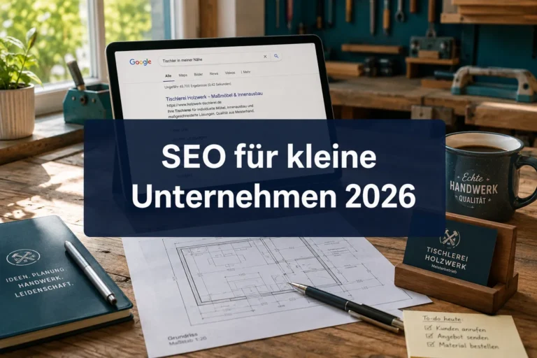 SEO für kleine Unternehmen 2026: Aktuelle Strategien und Tipps