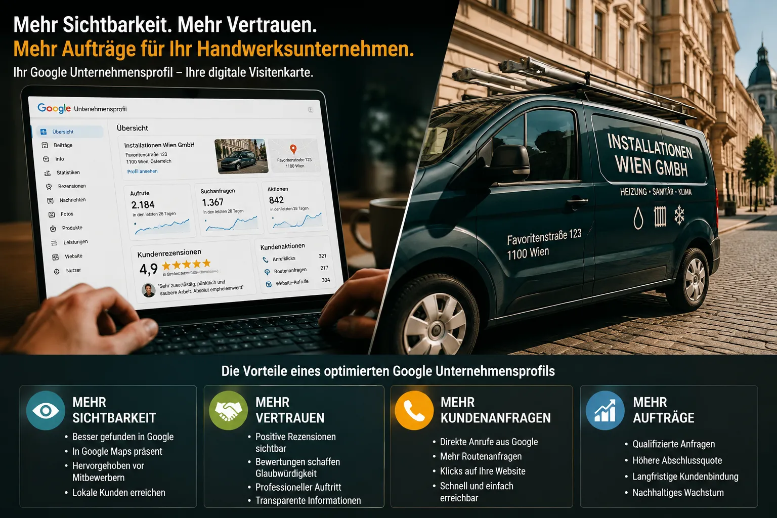 Warum rankt mein Handwerksbetrieb nicht bei Google lokal?