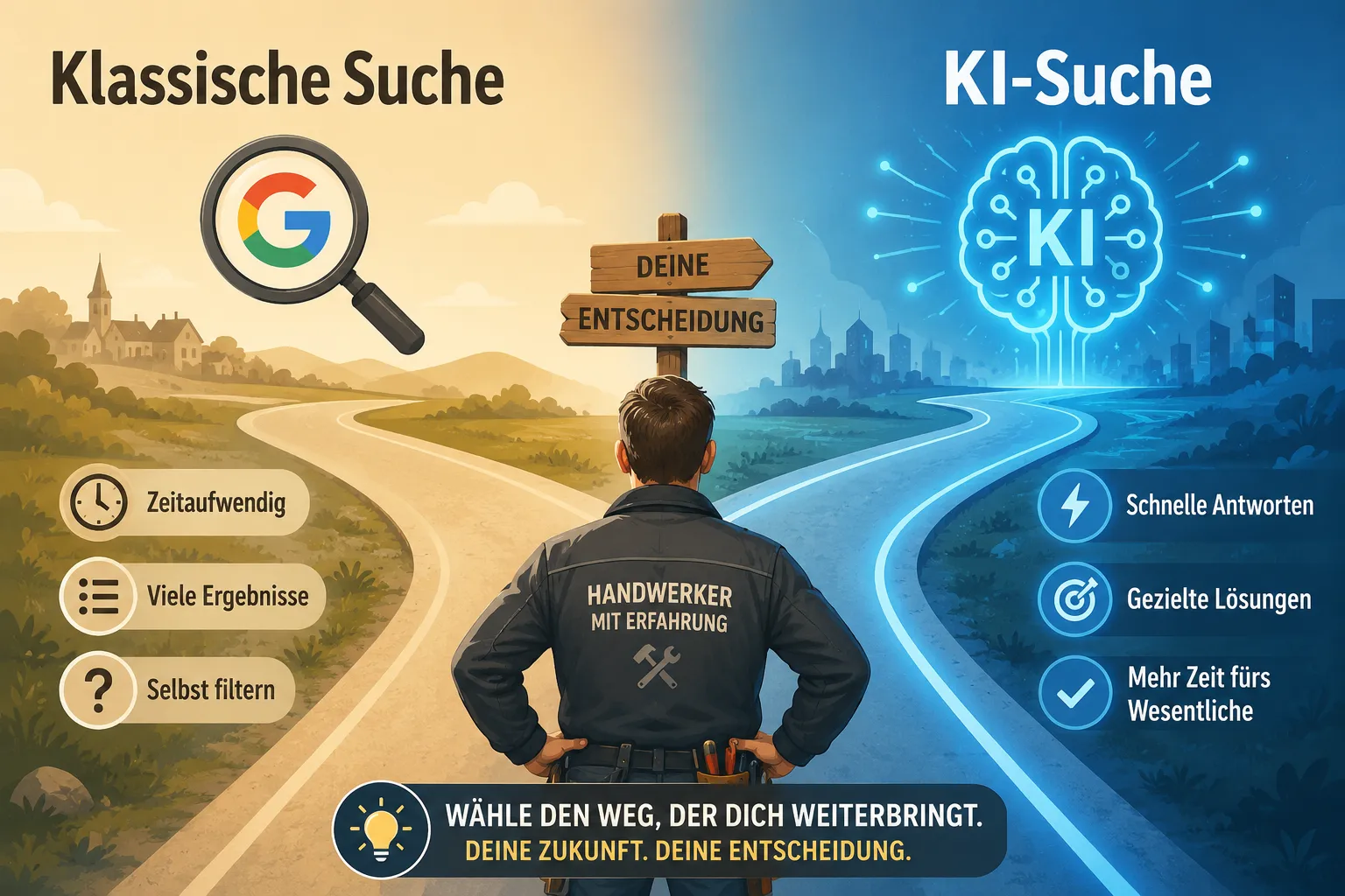 Was bedeutet Sichtbarkeit in ChatGPT und Google AI für kleine Unternehmen?