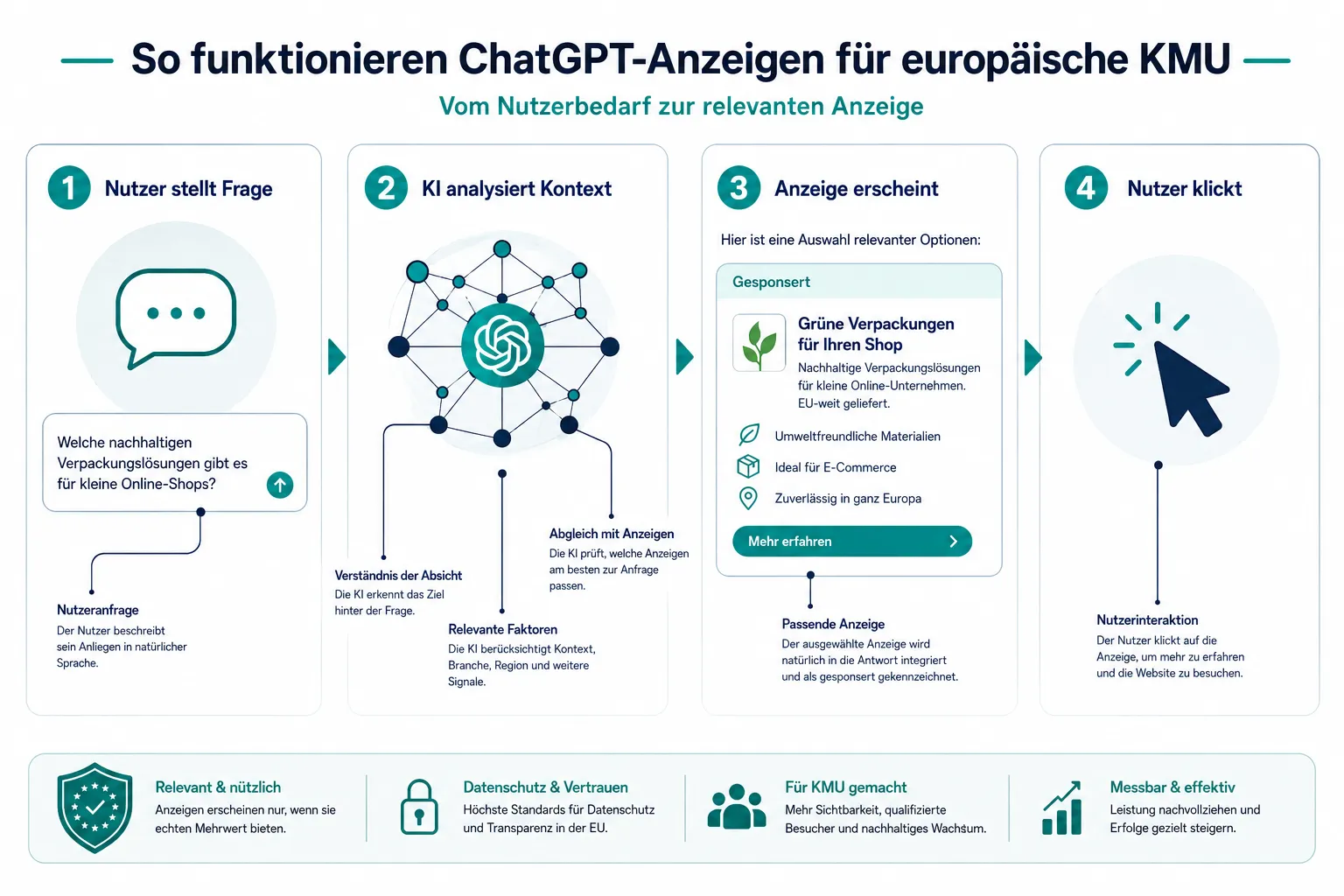 Was sind ChatGPT-Anzeigen in Europa und wie funktionieren sie?
