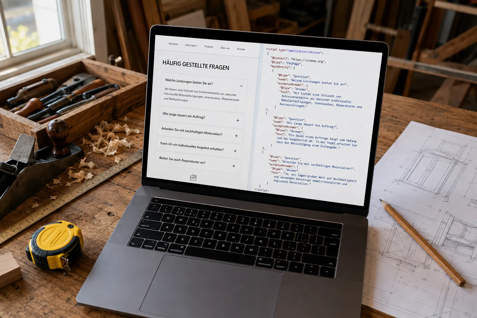Welche strukturierten Daten brauchen Handwerker für SEO?