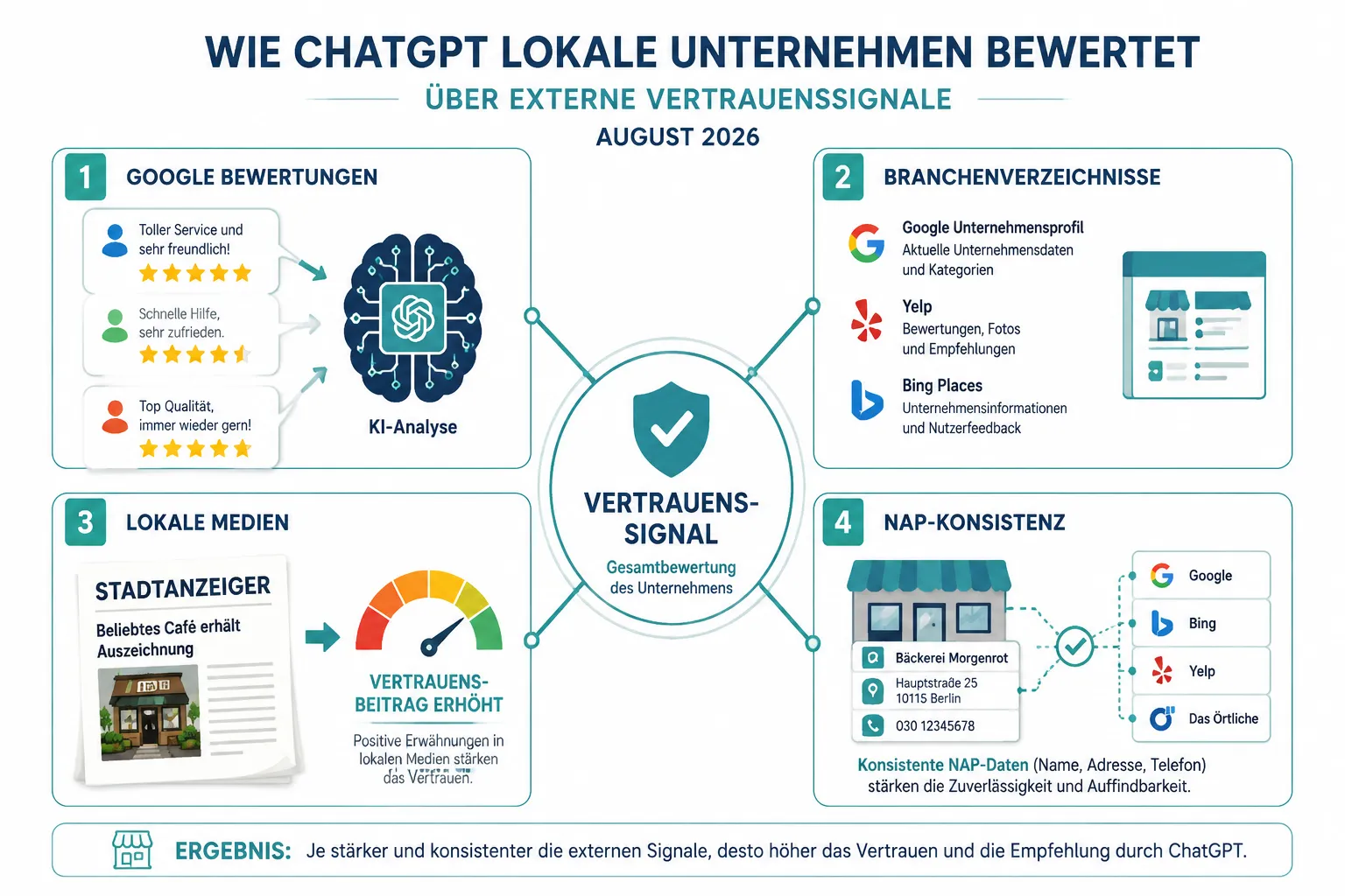 Wie verändert ChatGPT lokale Suchergebnisse für kleine Unternehmen?