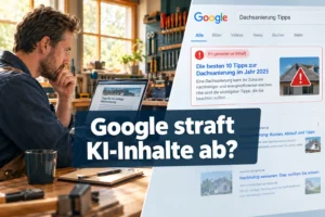 Google straft KI-generierte Inhalte ab? Was Handwerksbetriebe 2026 bei SEO wirklich beachten müssen