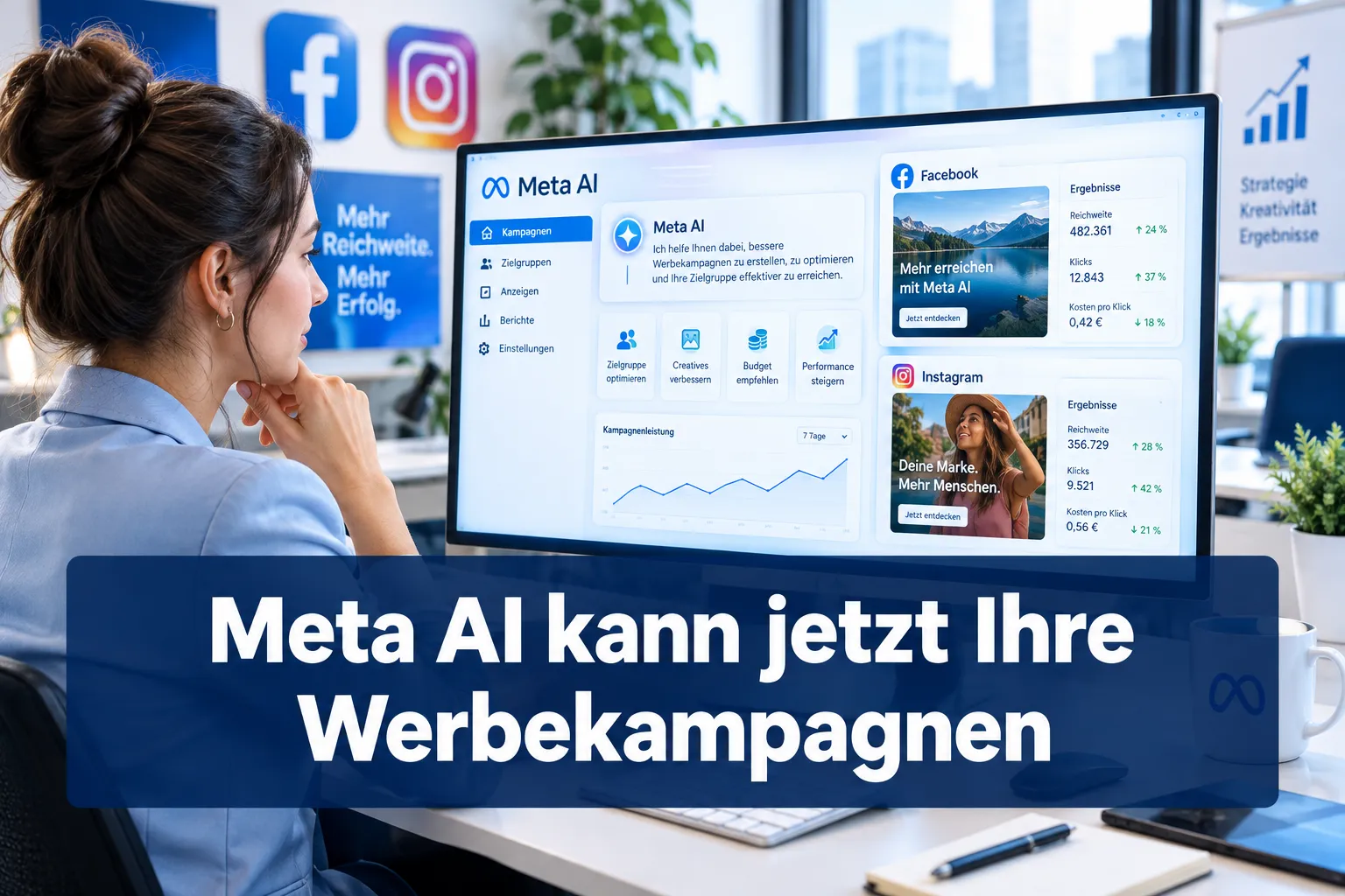 Meta AI kann jetzt Ihre Werbekampagnen analysieren und optimieren.