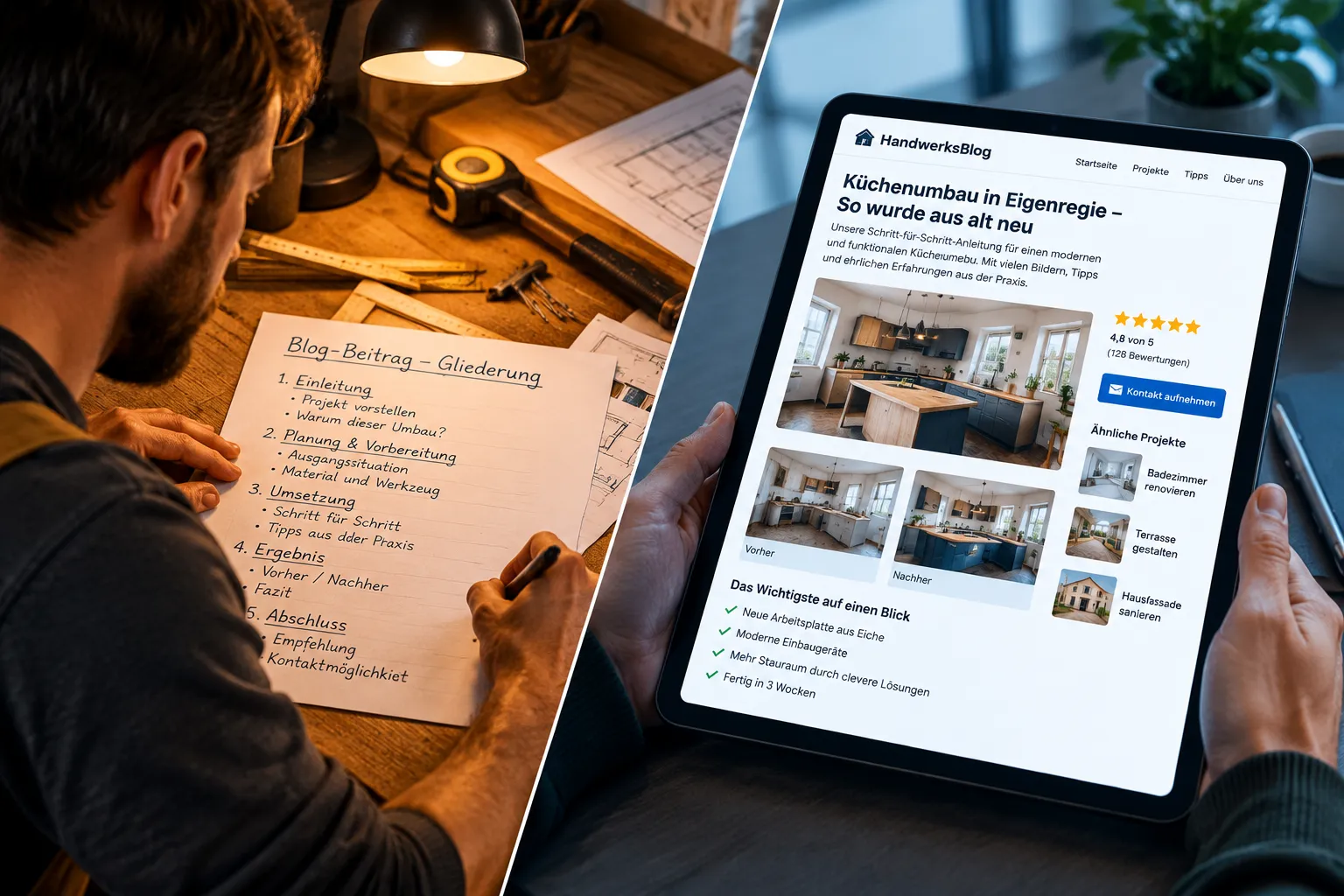 Wie schreibe ich einen Ratgeber-Artikel als Handwerker?